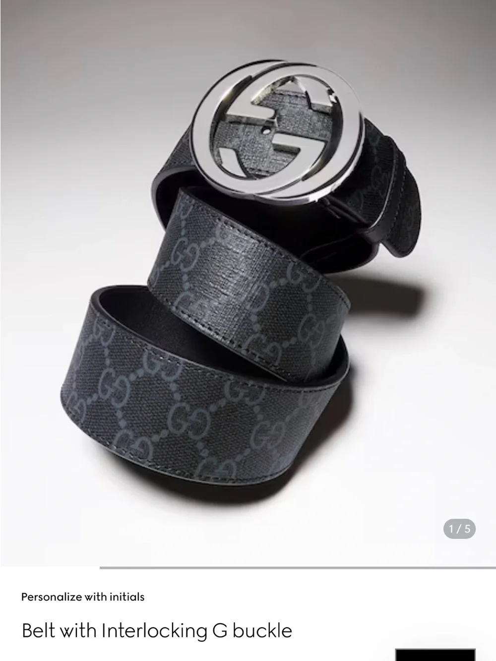 Gucci Interlocking G Belt